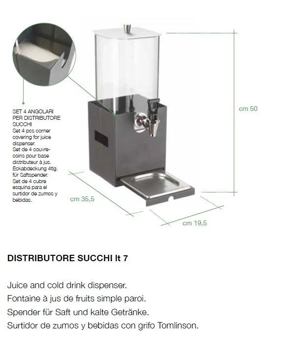Pinti Juice Dispenser L.7 art.F1805420